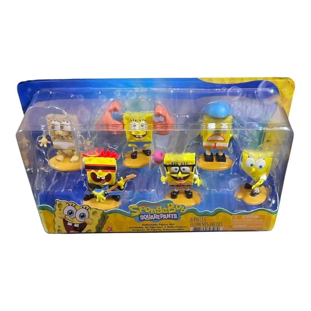 SpongeBob SquarePants Hall of Fame 6 Piece Collectible Figure Set Nickelodeon